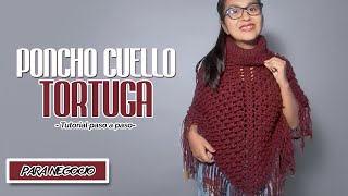 PONCHO A CROCHET PARA MUJER PASO A PASO ✅ [upl. by Nydnarb]