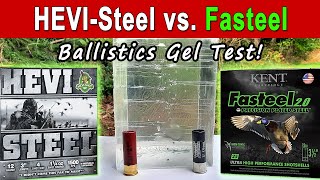 HEVI Steel vs Kent Fasteel  Ballistics Gel amp Pattern Test [upl. by Ailla]