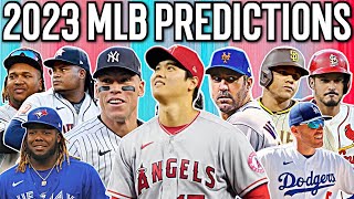 MLB 2023 Predictions Divisions Awards World Series [upl. by Skelly]