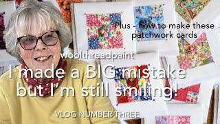 Vlog Three  JuneJuly Newsletter and Patchwork Cards [upl. by Phillida]