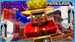 Minecraft FNAF  The FNAF Mod Survival  The Villager Residence Part 7 [upl. by Gabie355]