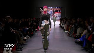 East West amp Metaverse by Vivienne Tam New York FallWinter 202324  FashionTV  FTV [upl. by Ahsimed]