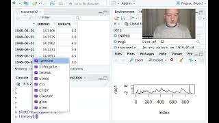 RStudio Tutorial First Difference Regression [upl. by Adnac]