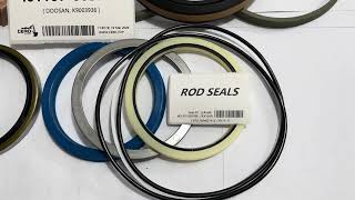 40110700370A 40110700370A SEAL KIT K9003936 DOOSAN DX210W DX190W SERVICE KIT CYLINDER SEALING SET [upl. by Elvyn]