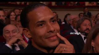 Virgil Van Dijk giggles at Cristiano Ronaldos quotSIUUUUquot [upl. by Eitsud911]