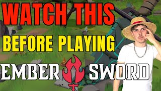 Beginners Guide To EMBER SWORD And Learn How To Make MONEY  Playing GAMES [upl. by Khorma]