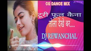 ।। Turi Ful Kaina Tola Dekhe Bar ।। Cg Dance Mix  Dj Rewanchal [upl. by Eirelam]