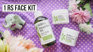 1Rs Face Kit  The Moms Co Product Review  The Moms Co Exposed [upl. by Island326]