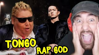 😱PERO ESTO QUE ES😱TONGO  RAP GOD REACCIÓN [upl. by Catha663]