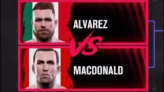 CANELO ALVAREZ VS RORY MACDONALD  UFC 5  CAF TOURNAMENT [upl. by Uos]