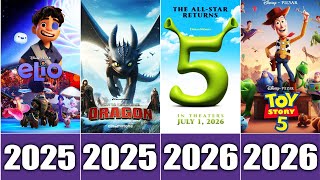 Top Upcoming Animated Movies 20252026  Must Watch [upl. by Aloeda]