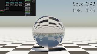 Principled Shader IOR Formula Blender 35 – Cycles [upl. by Nally]