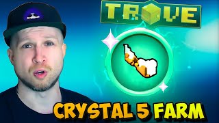 BEST WAY TO FARM CRYSTAL 5 GEAR IN TROVE  Trove C5 Guide  Tutorial [upl. by Gussi876]