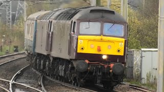 Fantastic Few Hours At Warrington bank Q ￼ Double Headed West Coast Railways 4757 Travel chaos ￼ [upl. by Marys]