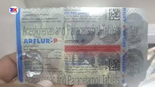 Arflur P Tablets  Aceclofenac and Paracetamol Tablets  ArflurP Tablet Uses Benefit Dosage Reviews [upl. by Brockie]