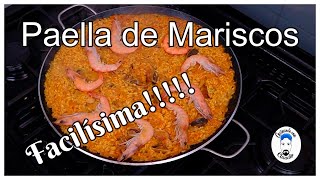 Receta de Paella de Mariscos Facilísima [upl. by Eceinahs]