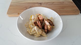 How to Prepare Jamaican Jerk Shrimp with Lumache Pasta [upl. by Ainival]