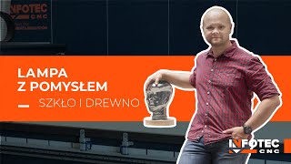 Obróbka drewna litego na CNC lampa z pomysłem  VLOG InfoTEC LIVE odc 6 [upl. by Leaw]