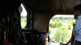 Footplate ride on 5542 at the Swindon and Cricklade Railway 25072010 [upl. by Oznola620]