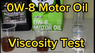 0w8 oil or water curiosity video [upl. by Claretta57]