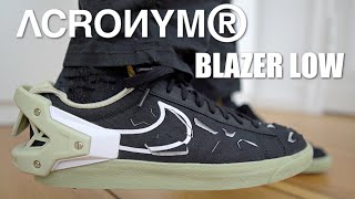 THESE ARE INSANE  ACRONYM NIKE BLAZER LOW REVIEW amp ON FEET  HOW TO STYLE [upl. by Infeld]