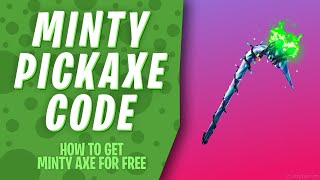 Minty Pickaxe Code  New Method to Get Minty Axe Code Tutorial [upl. by Nulubez]