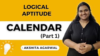 Aptitude Preparation for Campus Placements 16  Calendar  Logical Aptitude [upl. by Enomal818]