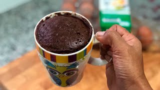 Brownie en taza en Microondas [upl. by Belvia40]