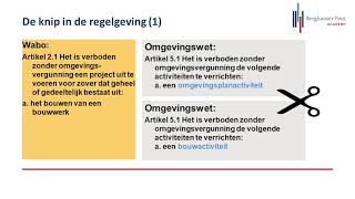 College omgevingsvergunning onder de Omgevingswet [upl. by Einnov586]