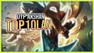 DIAMANTE OTP Akshan Top 10  League of Legends Rankeando [upl. by Atnoed264]