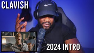 Clavish  2024 Intro Freestyle Official Video Reaction  LeeToTheVI [upl. by Naihs821]