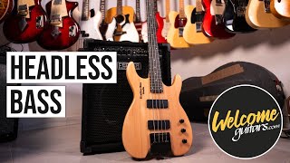 Headless Bass Studio Natural 24 Frets with hard case [upl. by Anirrehs]