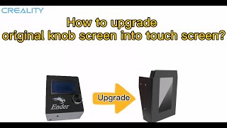 How to Install Ender 3 V2 Touch Screen [upl. by Vanhomrigh]