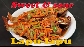 SWEET amp SOUR LAPU LAPU  ESCABECHE LAPU LAPU RECIPE [upl. by Notsnorb736]