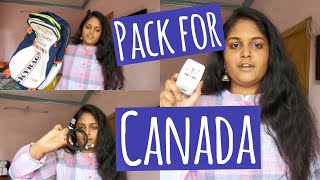 What to pack for CANADA 🇨🇦 [upl. by Ydnem]