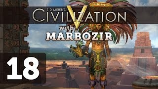 Civilization 5 Brave New World Lets Play Deity as Mayans  Part 18 [upl. by Elfstan]