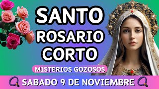 Santo Rosario Corto de hoy Sábado 9 de noviembre de 2024 🌷Misterios Gozosos🌷 santorosariodehoycorto [upl. by Otecina]