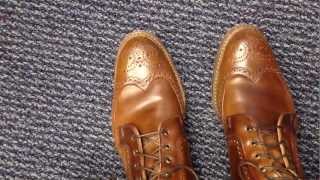 Allen Edmonds Dalton  Walnut Shell Cordovan [upl. by Nairde]