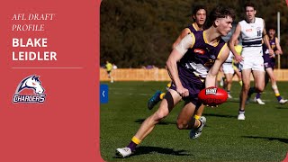 AFL Draft 2024 Player Profile  Blake Leidler [upl. by Olympias]