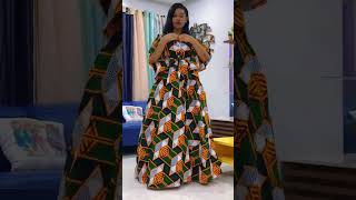 TRÈS BELLE ROBE AFRICAINE EN WAX [upl. by Aitan]