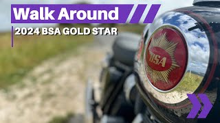 BSA Gold Star in 2024  Modern Classic Motorcycle News  Walk Around [upl. by Rahs663]