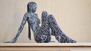 15 Of The Most Beautifully Twisted Wire Sculptures  how to make wire sculptures [upl. by Nicolella376]