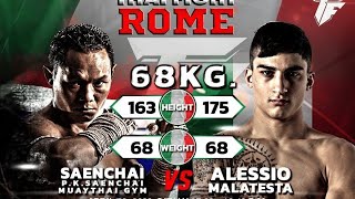 Thai Fight 2023  Match SAENCHAI vs MALATESTA  Main Card [upl. by Landis]