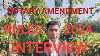 NOTARY AMENDMENT RULES 2024 [upl. by Maon641]