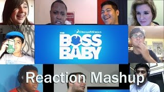 The Boss Baby Teaser Trailer REACTION MASHUP [upl. by Ilan207]