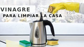 10 USOS del VINAGRE para LIMPIAR LA CASA  Hogarmania [upl. by Freddy]