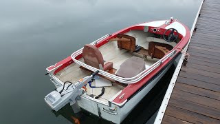 Testing project boat Glasspar Lido with Torqeedo 1003 [upl. by Matthias]