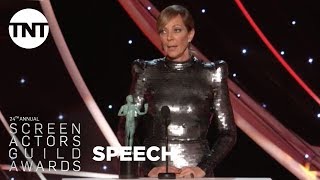 Allison Janney Acceptance Speech  24th Annual SAG Awards  TNT [upl. by Ahilam]