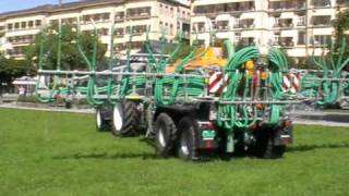 Hadorns Gülletechnik  Schleppschlauchdemonstration auf Höhenmatte in Interlaken [upl. by Philbrook808]