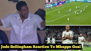 Jude Bellingham Reaction To Mbappe Goal Vs Real Betis  Mbappe First LaLiga Goal [upl. by Ladnar]